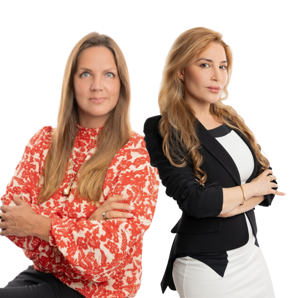 Dr Amber Ghaddar and Bridget Greenwood, co-founders